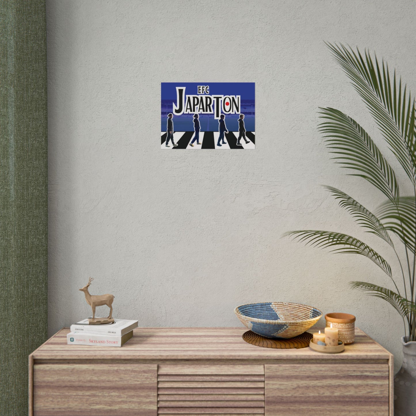 Rolled Poster — Japarton EFC Stadium Beatle-Style Football Fan Art
