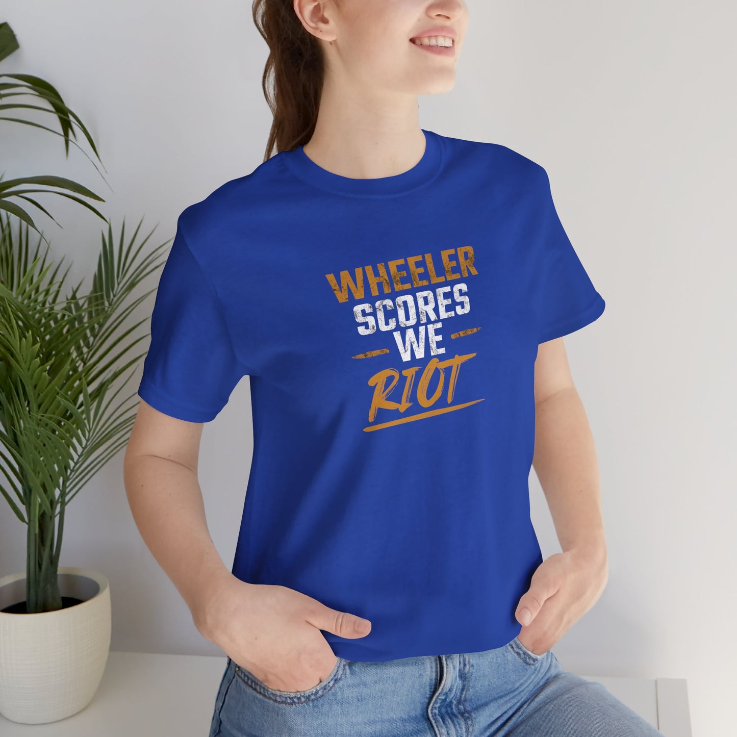 Wheeler Scores We Riot Tee