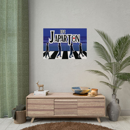Rolled Poster — Japarton EFC Stadium Beatle-Style Football Fan Art