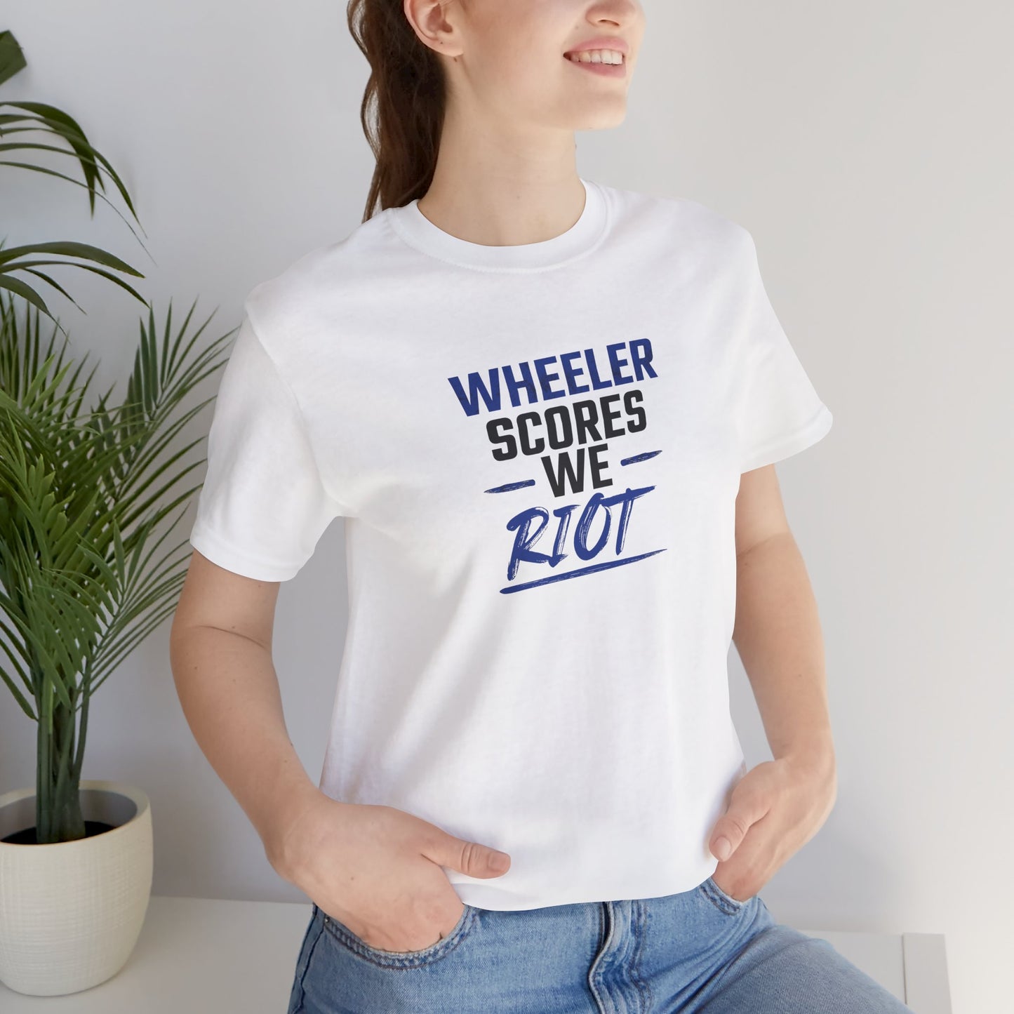 Wheeler Scores We Riot Tee